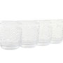 DKD Home Decor Set de 6 Vasos de Cristal Margaritas de 360ml