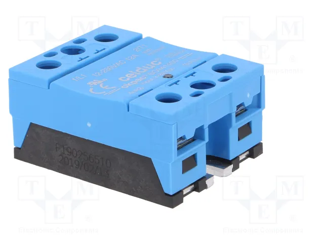 CELDUC Relé semiconductor SO9 monofásico 12A 12-280VAC