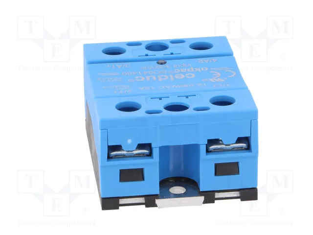 CELDUC Relé semiconductor SO9 monofásico 12A 12-280VAC