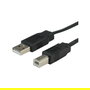 ROLINE 11.02.8867 Cable USB 2.0 A-B, Macho/Macho, Longitud 0.8 m, Negro
