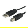 ROLINE 11.02.8867 Cable USB 2.0 A-B, Macho/Macho, Longitud 0.8 m, Negro