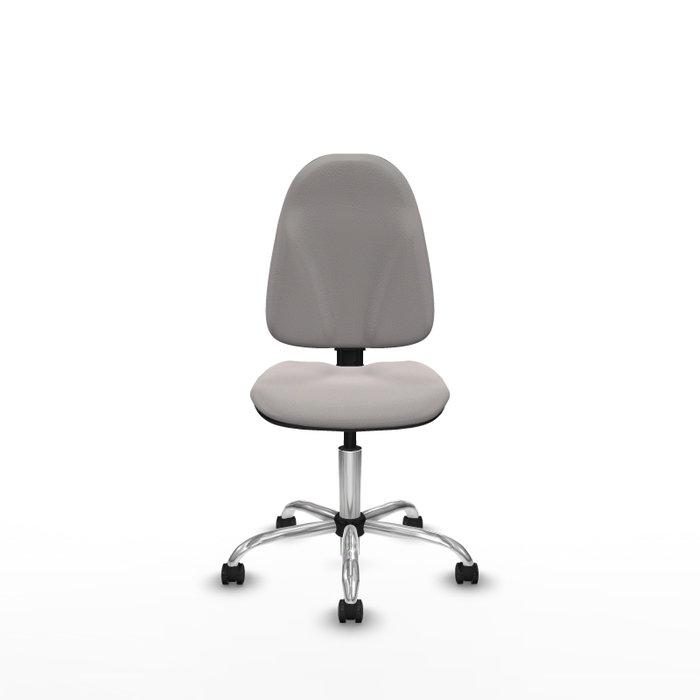 PIQUERAS Y CRESPO Silla de oficina Algarra Blanco con mecanismo de doble maneta