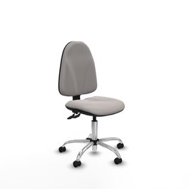 PIQUERAS Y CRESPO Silla de oficina Algarra Blanco con mecanismo de doble maneta