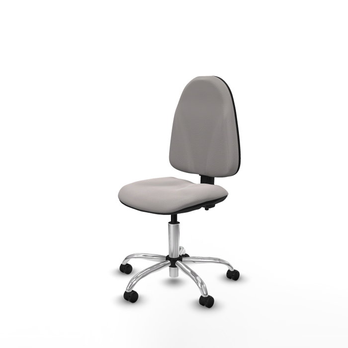 PIQUERAS Y CRESPO Silla de oficina Algarra Blanco con mecanismo de doble maneta