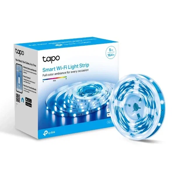 TP-Link Tapo L901-6 Tira de luces LED inteligente Wi-Fi con doble sensor de movimiento, 6m