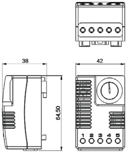 STEGO Termostato SPDT 8A 250VAC