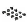 DeLOCK Panel de conexión Keystone de 10 pulgadas, 10 puertos, negro
