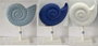 DKD Home Decor Decoración de Resina Concha Azul Celeste