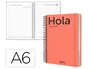 Liderpapel Agenda Oficina 2027 Espiral Classic Día Página A6 Bilingüe Naranja