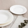 Bidasoa Plato de Postre Porcelana Lis Blanco 20 cm (24 Unidades) inevitable