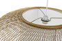 DKD Home Decor Lámpara Techo Balines Bambú Blanco 83 x 83 x 40 cm