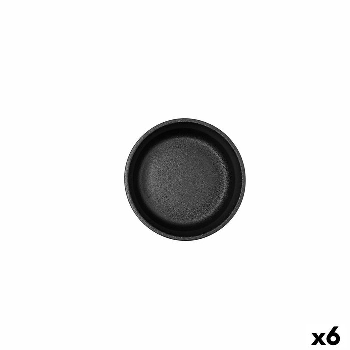 Bidasoa Bol Redondo Porcelana Fosil Negro (6 Unidades)探索