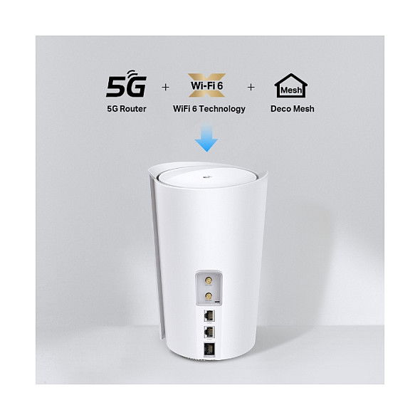 TP-Link Deco X50-5G, Repetidor Wi-Fi Mesh de Doble Banda para Cobertura Total y Conexión a Internet 5G