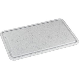 Zassenhaus Tabla de Cortar de Plástico Gris Claro 42x27x1,5cm