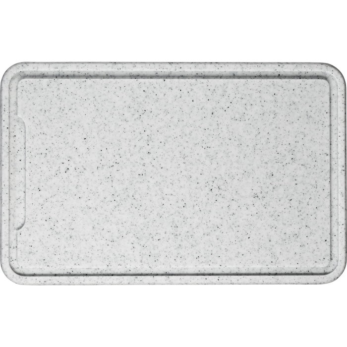 Zassenhaus Tabla de Cortar de Plástico Gris Claro 42x27x1,5cm