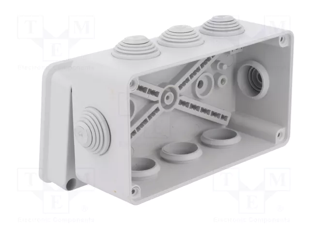 ELEKTRO-PLAST NASIELSK Caja de conexiones gris IP55 ELEKTRO-PLAST NASIELSK Caja de conexiones gris IP55
