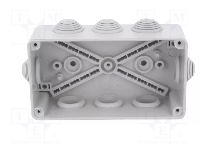 ELEKTRO-PLAST NASIELSK Caja de conexiones gris IP55 ELEKTRO-PLAST NASIELSK Caja de conexiones gris IP55