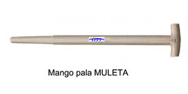 SIFER Mango de Madera Barnizada para Pala de Muleta 720 mm