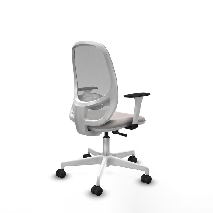 PIQUERAS Y CRESPO Silla de oficina Cilanco Blanco y Gris