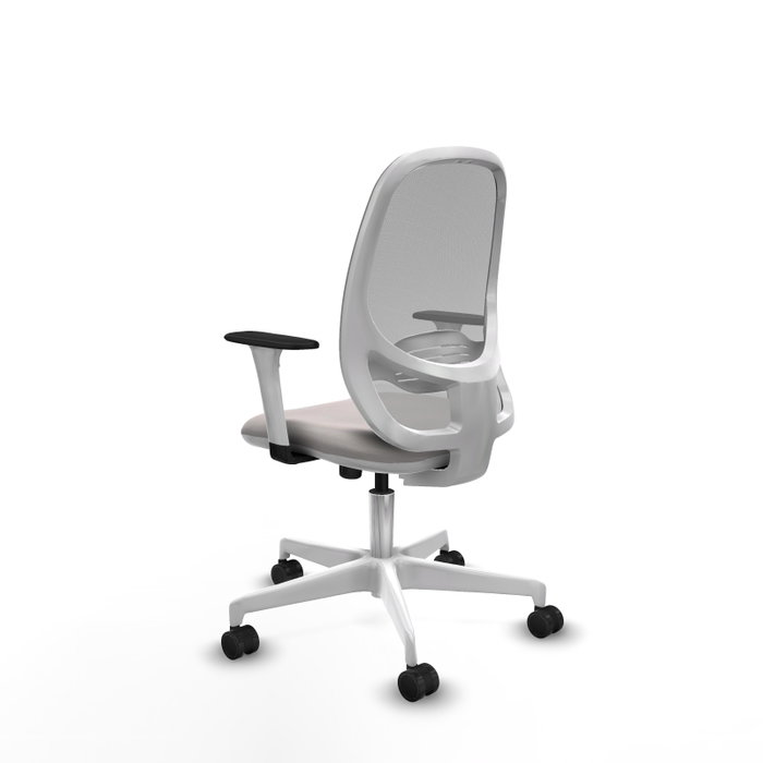 PIQUERAS Y CRESPO Silla de oficina Cilanco Blanco y Gris