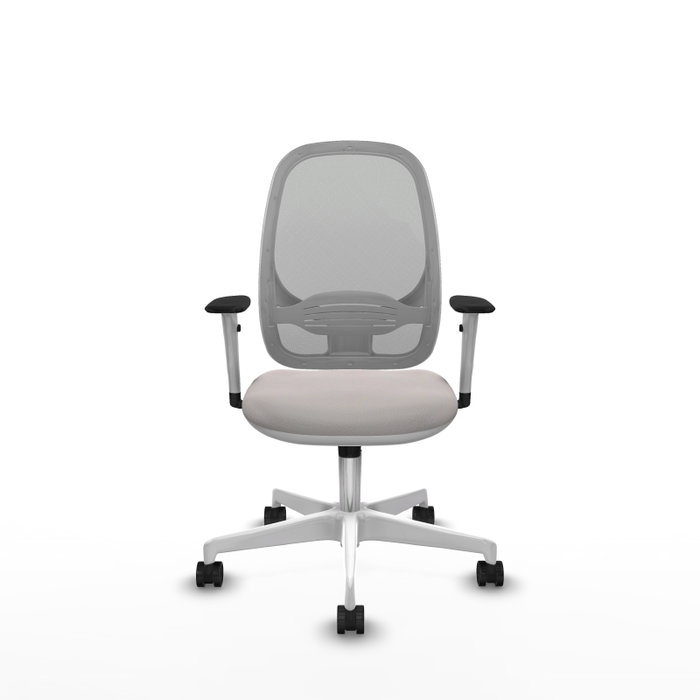 PIQUERAS Y CRESPO Silla de oficina Cilanco Blanco y Gris