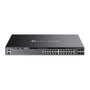 TP-Link Switch Omada SG6428XHP Gestionado L3, 24 Puertos Gigabit PoE+ 720W, 4 SFP+, Montaje Rack 1U, Negro