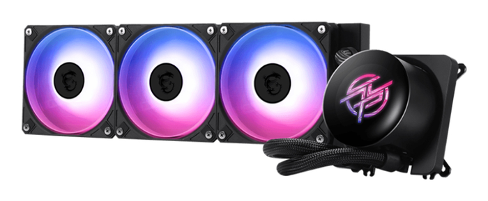 MSI MPG CORELIQUID P13 Refrigeración Líquida para Ordenador, 12 cm, Negro, Pantalla Integrada