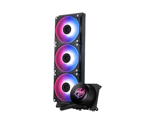 MSI MPG CORELIQUID P13 360 Sistema de refrigeración líquida con 3 ventiladores de 12 cm, Negro