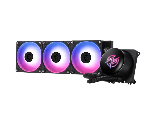 MSI MPG CORELIQUID P13 360 Sistema de refrigeración líquida con 3 ventiladores de 12 cm, Negro