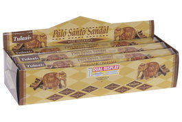 DKD Home Decor Set de 20 Varillas de Incienso Aroma Palo Santo y Sándalo