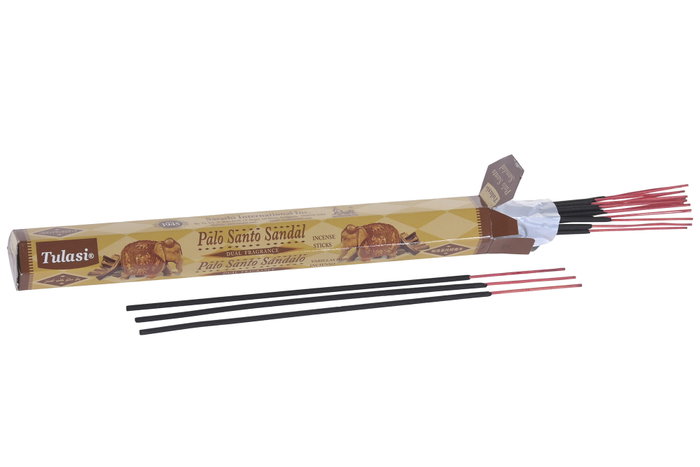 DKD Home Decor Set de 20 Varillas de Incienso Aroma Palo Santo y Sándalo