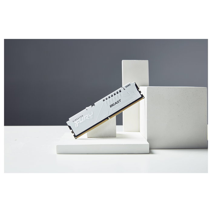 Kingston FURY Beast White EXPO 64GB DDR5 CL32 6400MT/s DIMM Kit of 2 Kingston FURY Beast White EXPO 64GB DDR5 CL32 6400MT/s DIMM Kit of 2