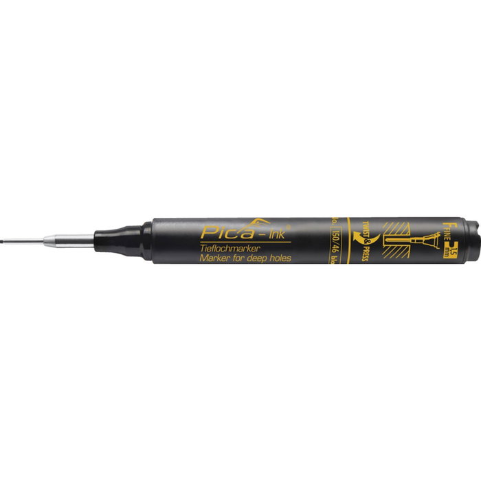 Pica INK Deep Hole Marker Negro