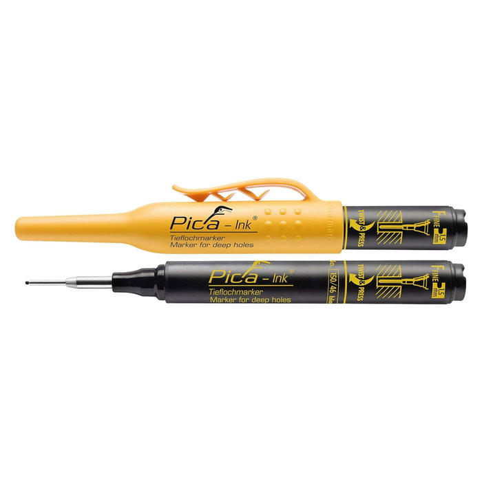 Pica INK Deep Hole Marker Negro