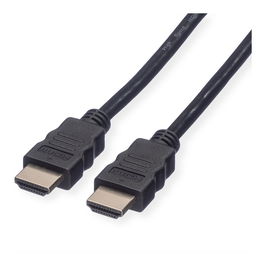VALUE 11.99.5900 Cable HDMI 8K (7680x4320) 0,5 m Macho a Macho 3D Negro