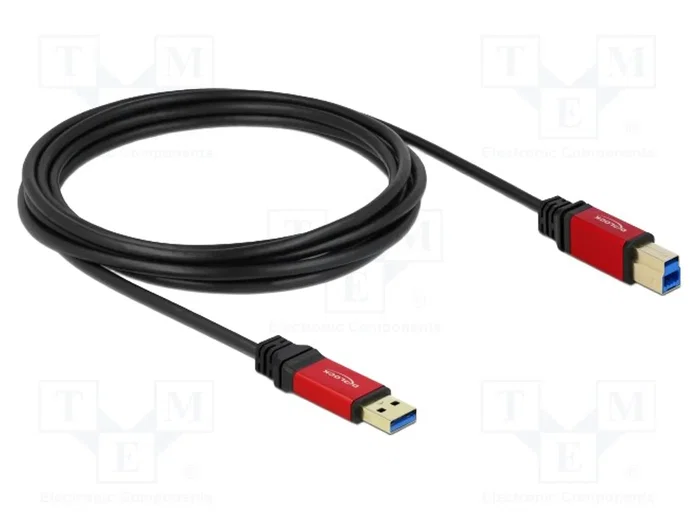 DeLOCK Cable USB 3.2 Gen 1 de tipo A a tipo B de 3 m DeLOCK Cable USB 3.2 Gen 1 de tipo A a tipo B de 3 m
