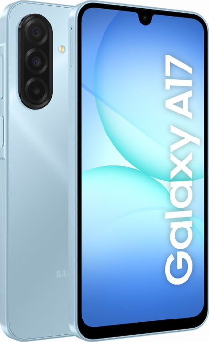 Samsung Galaxy A17 4G, 128 GB, 4 GB RAM, 6.7 pulgadas, Azul claro