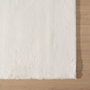 Ixia Alfombra Blanco Poliéster 80 x 2,70 x 150 cm