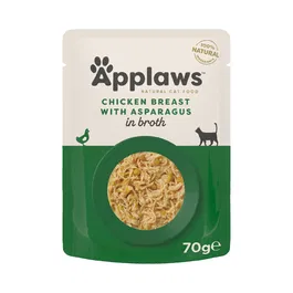 Applaws Comida Húmeda para Gatos Sobres de Pollo con Espárragos 12x70 gr