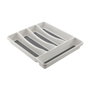 Mondex Organizador de cajón Cubertero Space System Polipropileno Antideslizante 33 x 29,3 x 4,5 cm Multiusos Cocina Baño Oficina