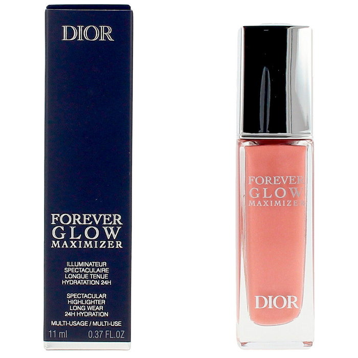 Dior Forever Glow Maximizer Iluminador Líquido #014 Rosy - 11 ml - Efecto Radiante de Larga Duración - Highlighter con 92% Ingredientes Naturales