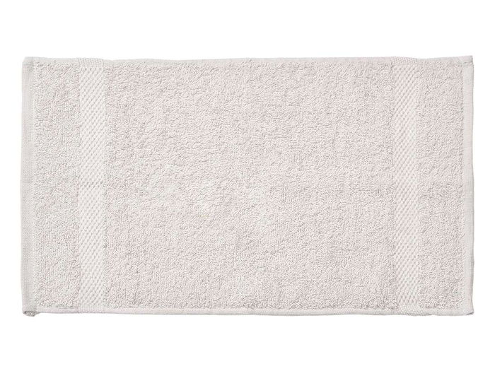 Berilo Toalla Lisa 50x30 cm, Gris Claro - 80% Algodón 20% Poliéster (Set de 36)