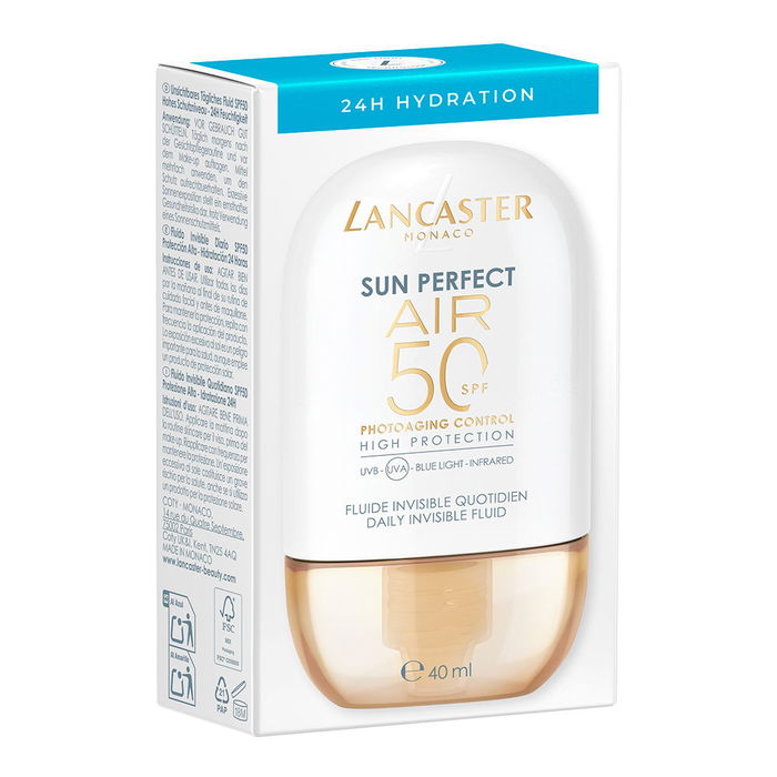 Lancaster SUN PERFECT AIR HYDRATION Fluido Invisible Diario de Hidratación Facial SPF50 40 ml