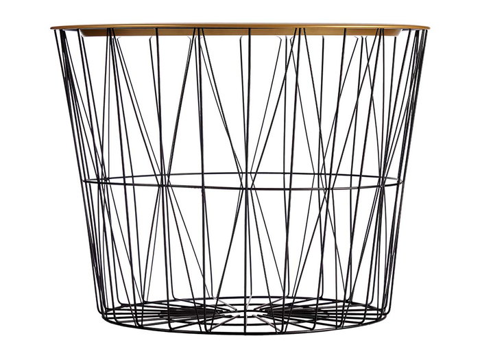 Giftdecor Mesa Central Grande 62 cm x 45.5 cm x 62 cm Metal Negro Oro (Set de 4) Giftdecor Mesa Central Grande 62 cm x 45.5 cm x 62 cm Metal Negro Oro (Set de 4)