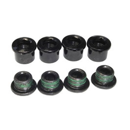 Sram Set 4 tornillos para ajuste de platos negro aluminio acero transmisión