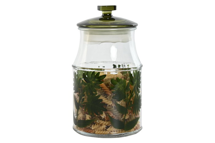 DKD Home Decor Bote Cocina Cristal Verde Set 3 Piezas 11.6x21x11cm 1.2L/1L/0.85L Cierre Hermético Apto Lavavajillas DKD Home Decor Bote Cocina Cristal Verde Set 3 Piezas 11.6x21x11cm 1.2L/1L/0.85L Cierre Hermético Apto Lavavajillas