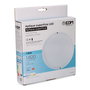 Edm Aplique LED Redondo con Sensor Crepuscular y de Movimiento 18W 1820 lm Luz Fría 6400K IP44