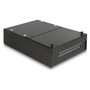 DeLOCK Caja de Punto de Consolidación 4 Puertos para Módulos Keystone, Caja de Distribución en Metal Negro IP20 134x203x58 mm