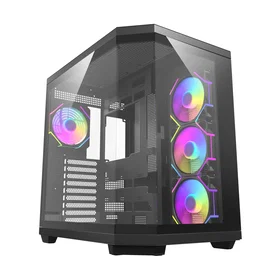 Darkflash DQX80 Caja Semitorre ATX RGB Negro