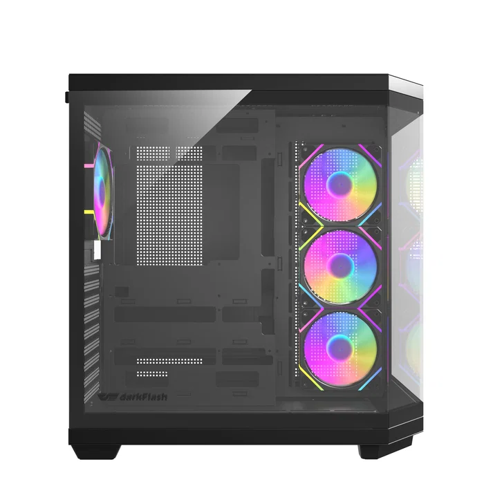 Darkflash DQX80 Caja Semitorre ATX RGB Negro Darkflash DQX80 Caja Semitorre ATX RGB Negro